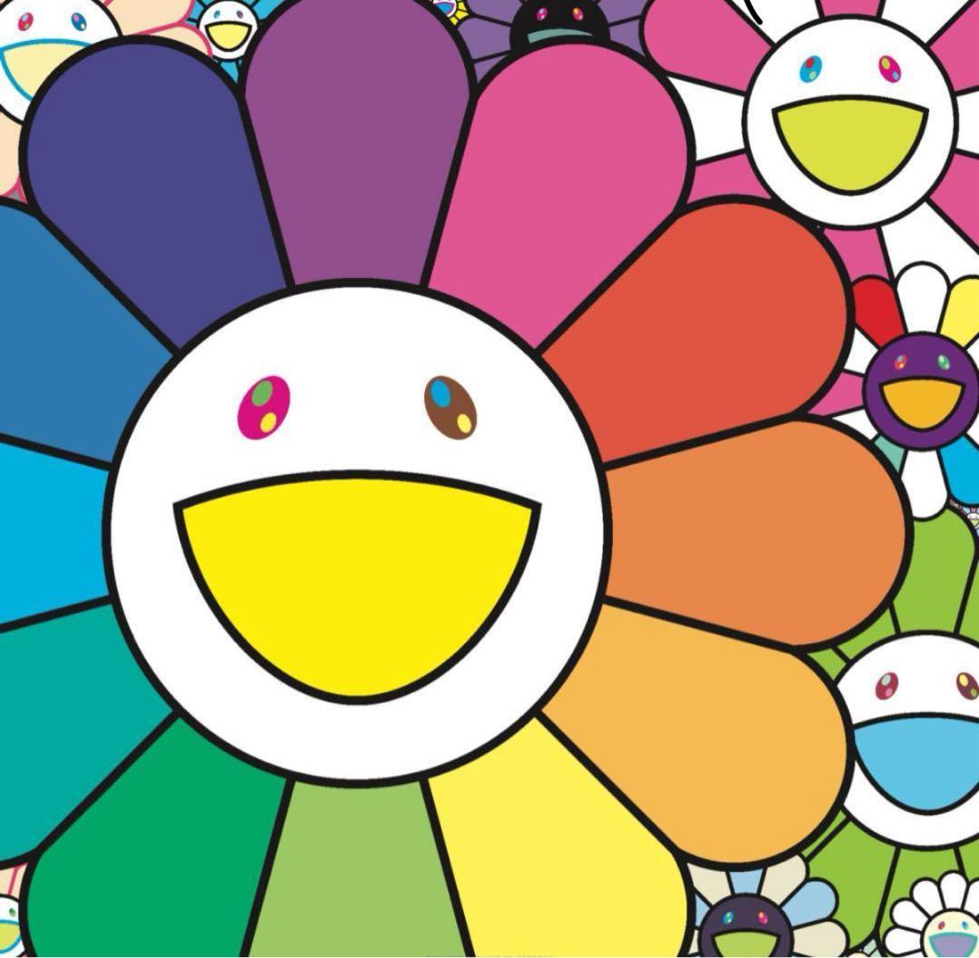 ポップンフラワーズ 村上隆直筆サイン入りエディションプリント