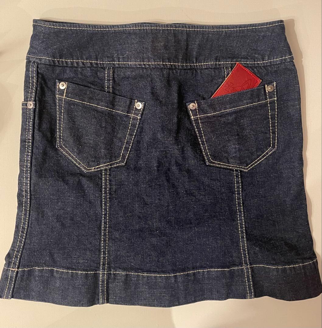 ヴィヴィアンウエストウッド　デニム スカートサイズ2