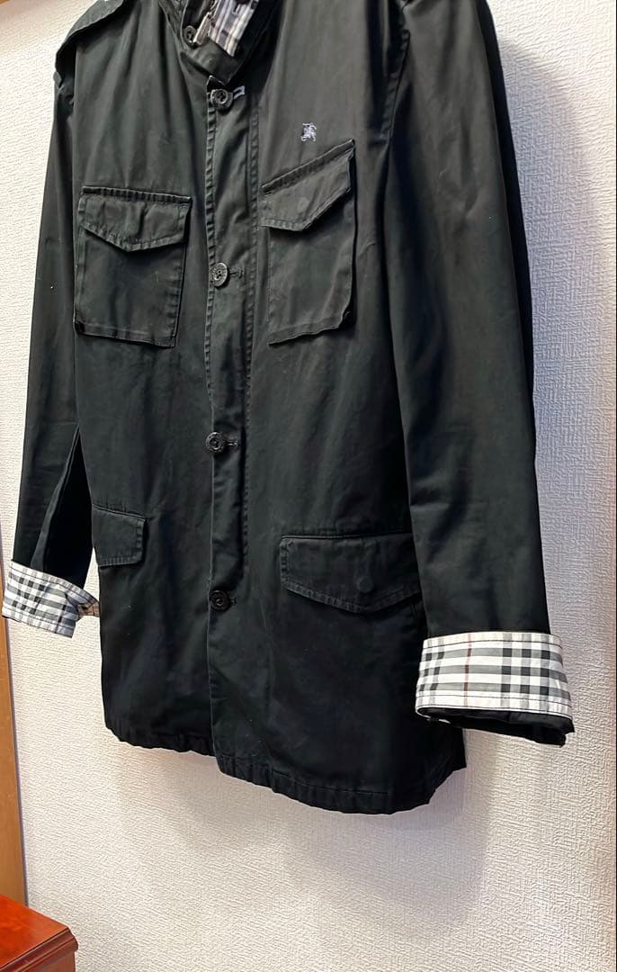 最終値下げバーバリーブラックレーベル ジャケット コート ジャンパーノバチェック