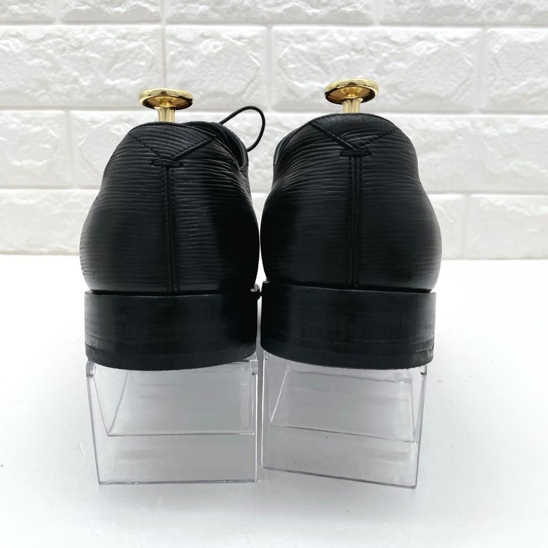 ルイヴィトン ケンジントンライン エピ 革靴 レザー ブラック 28.0cm