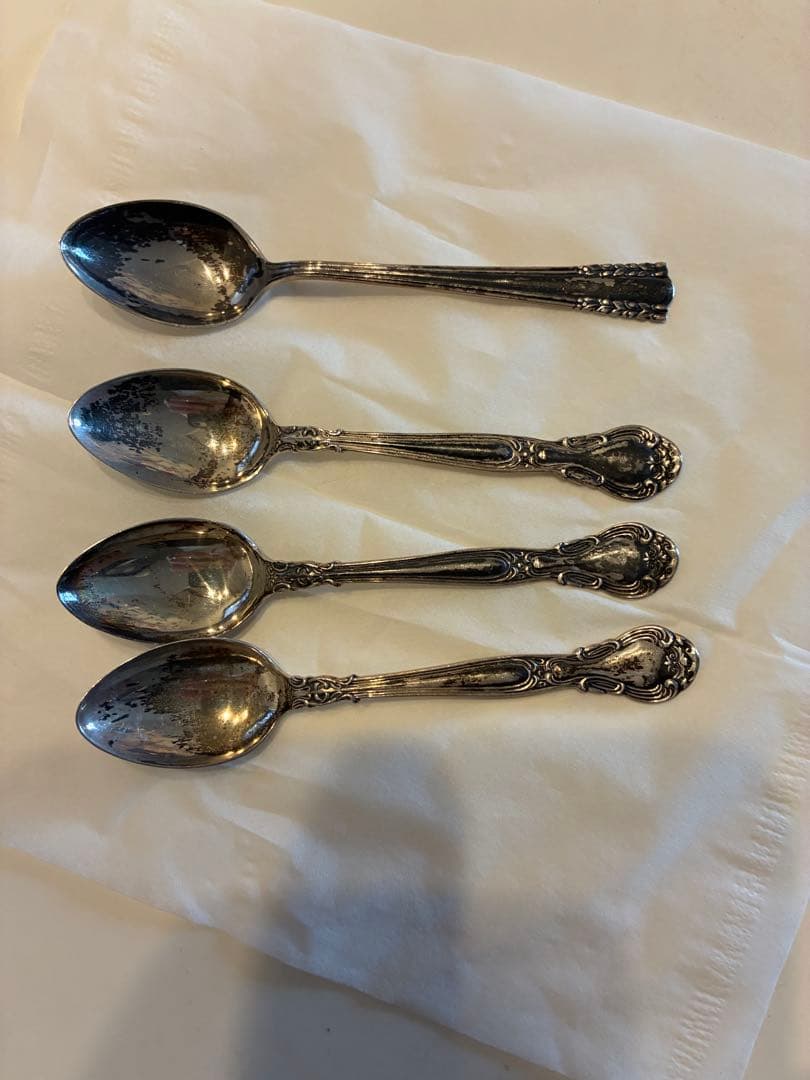 銀製スプーン 4本セット
