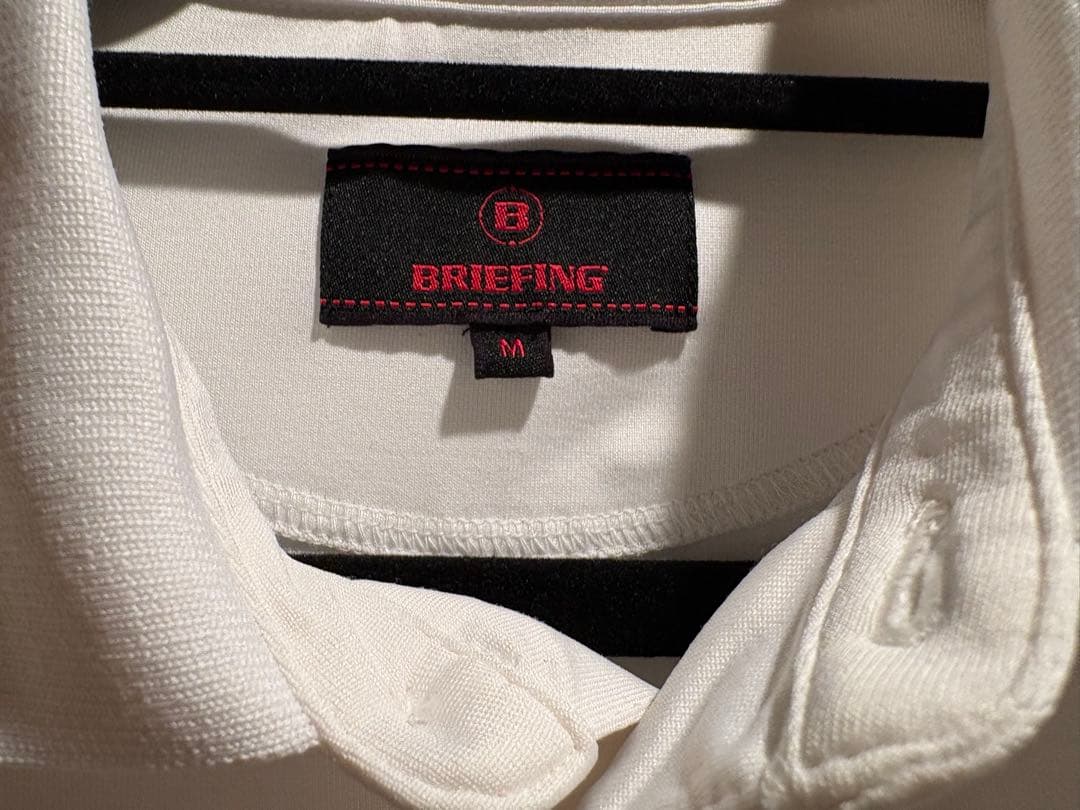 ブリーフィング ロゴ オーバーサイズ 半袖ポロシャツMサイズ