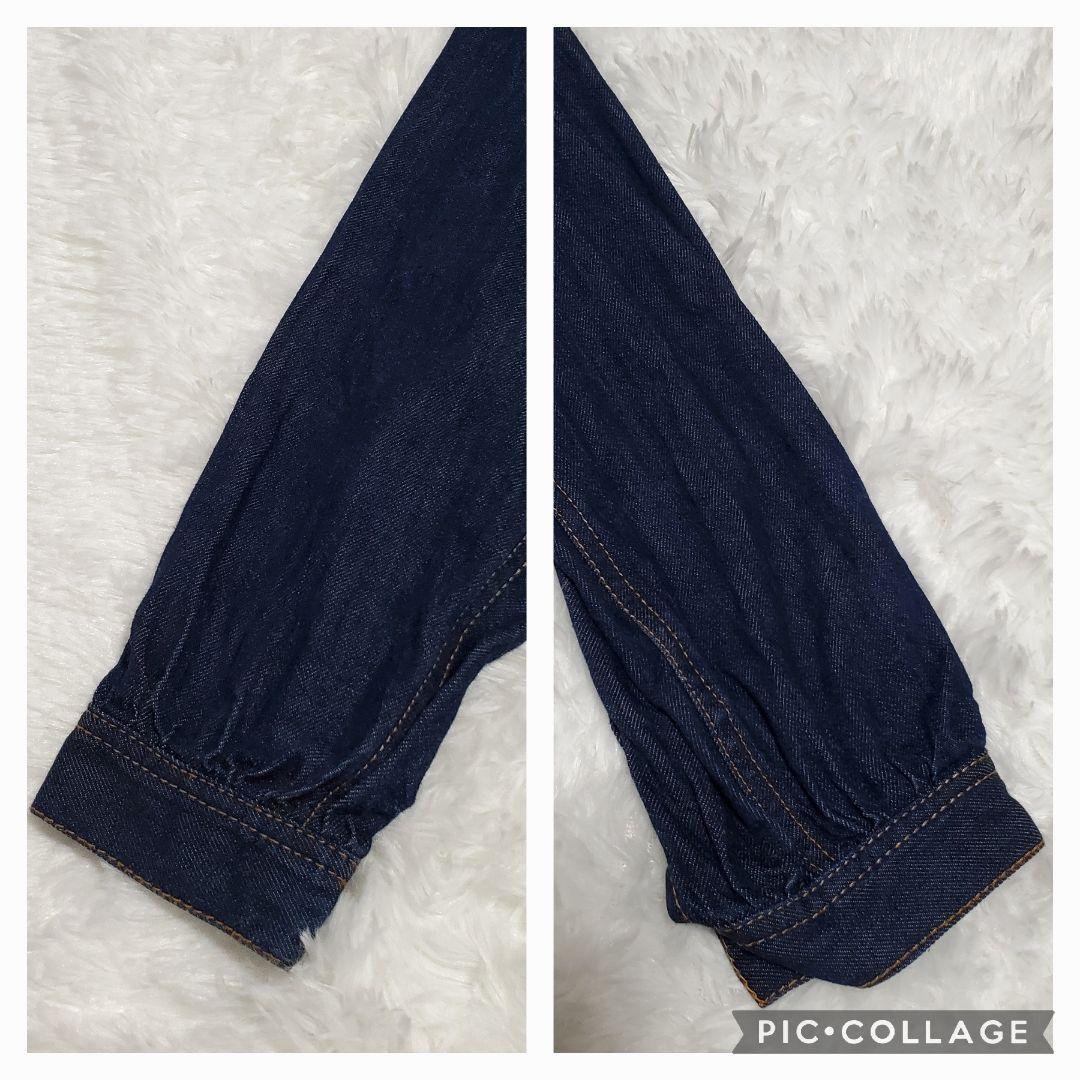 希少✨トリココムデギャルソン　デニム　ワンピース　長袖　猫目ボタン　S