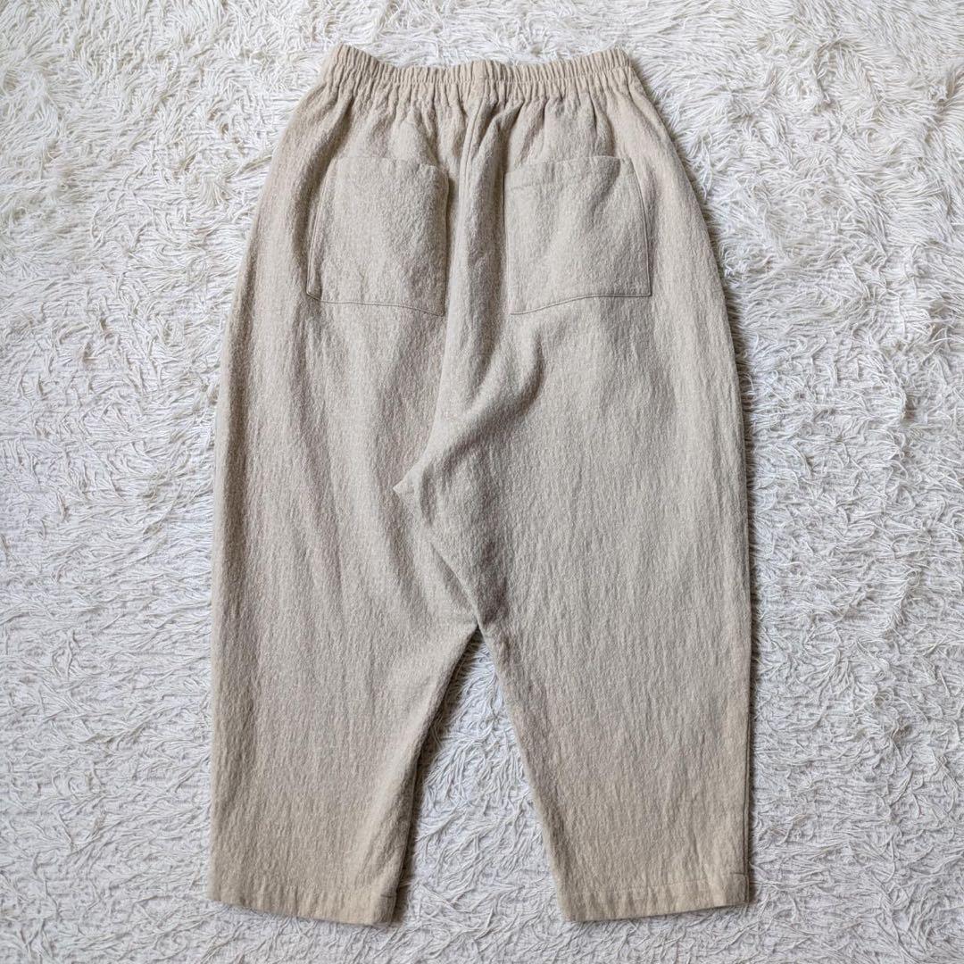 atelier naruse/アトリエナルセ　コットンウールツイルサルエルパンツ