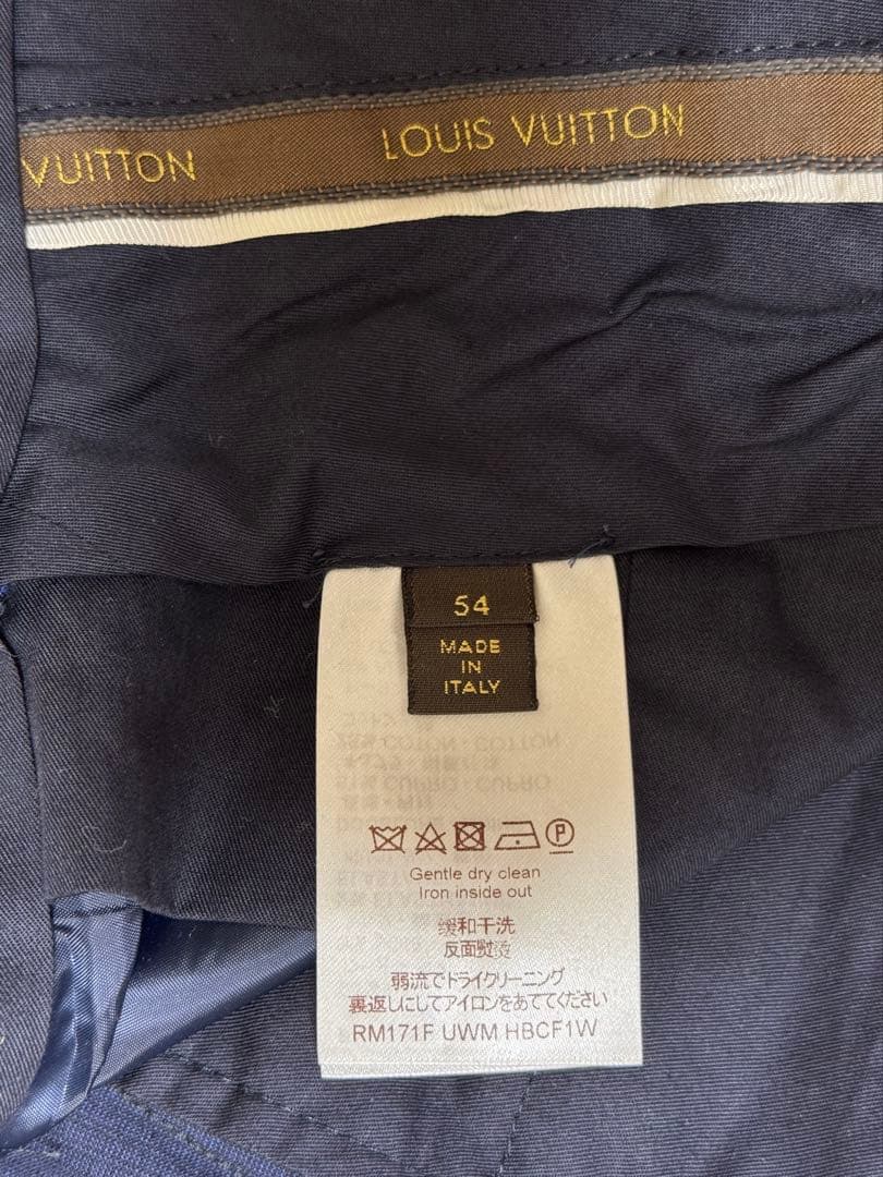 LOUIS VUITTON ルイヴィトン　メンズ スラックス　ネイビー 17AW