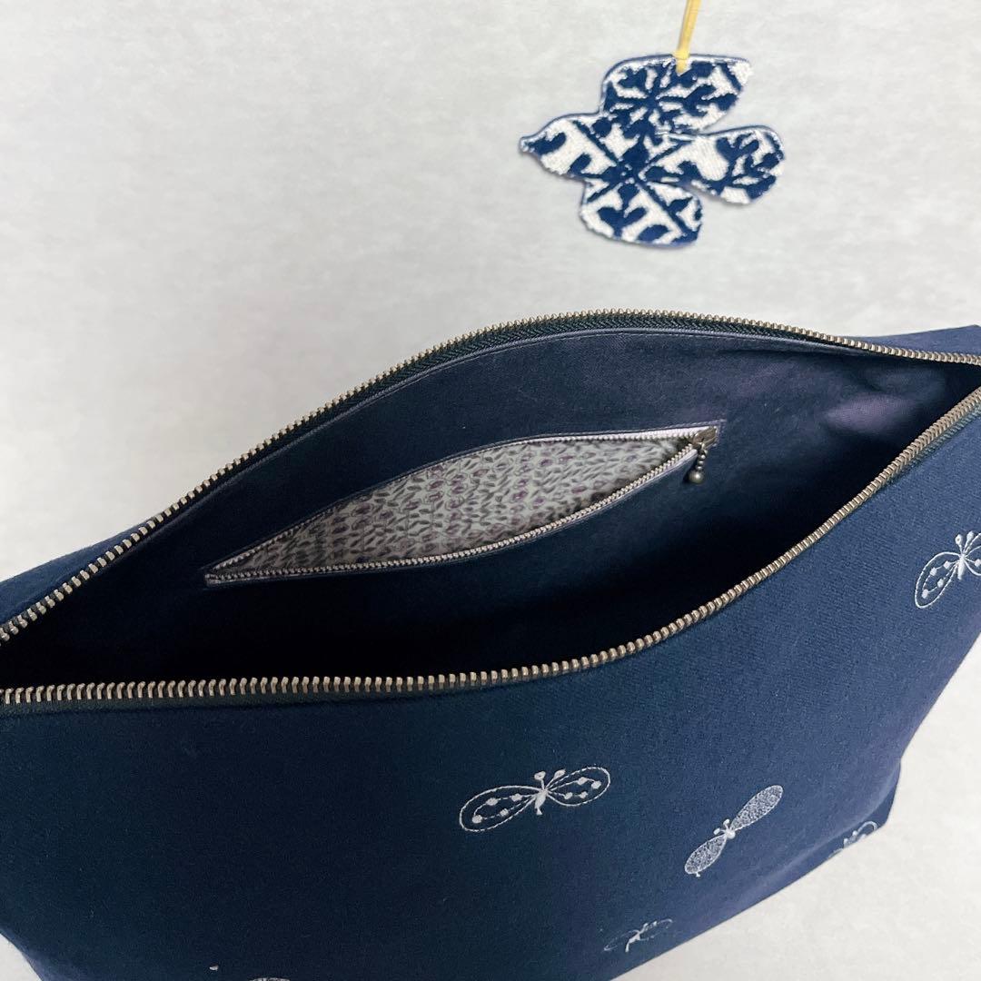 ハンドメイド　ミナペルホネン　クロスボディバッグ⑅︎◡̈︎*