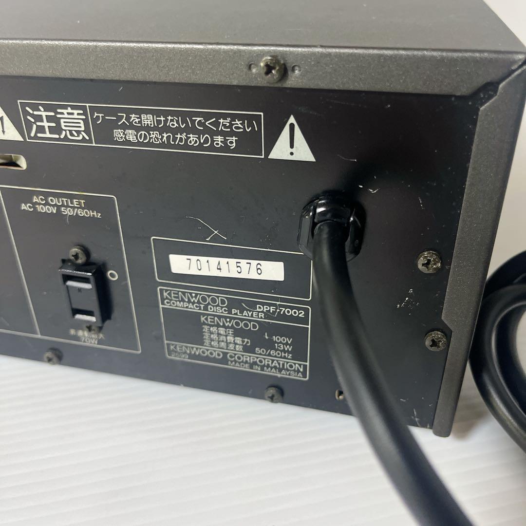 KENWOOD CDプレーヤー DPF-7002