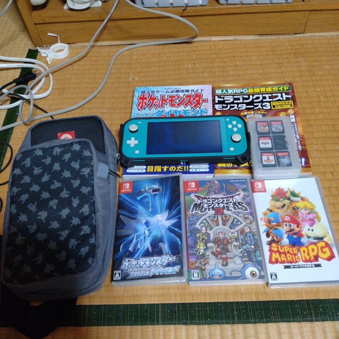 Nintendo Switch Lite バッグ、ゲームソフト、攻略本付き