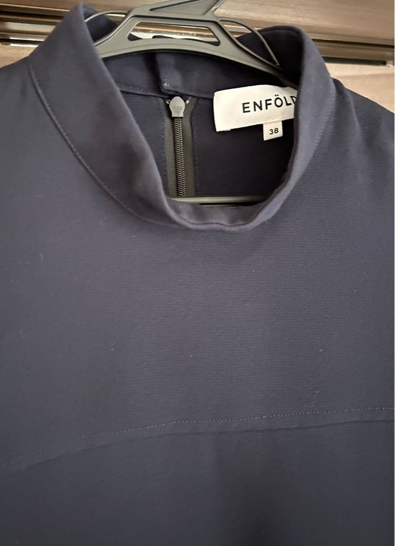 エンフォルド ライトバックウォームハイネックドレス 38