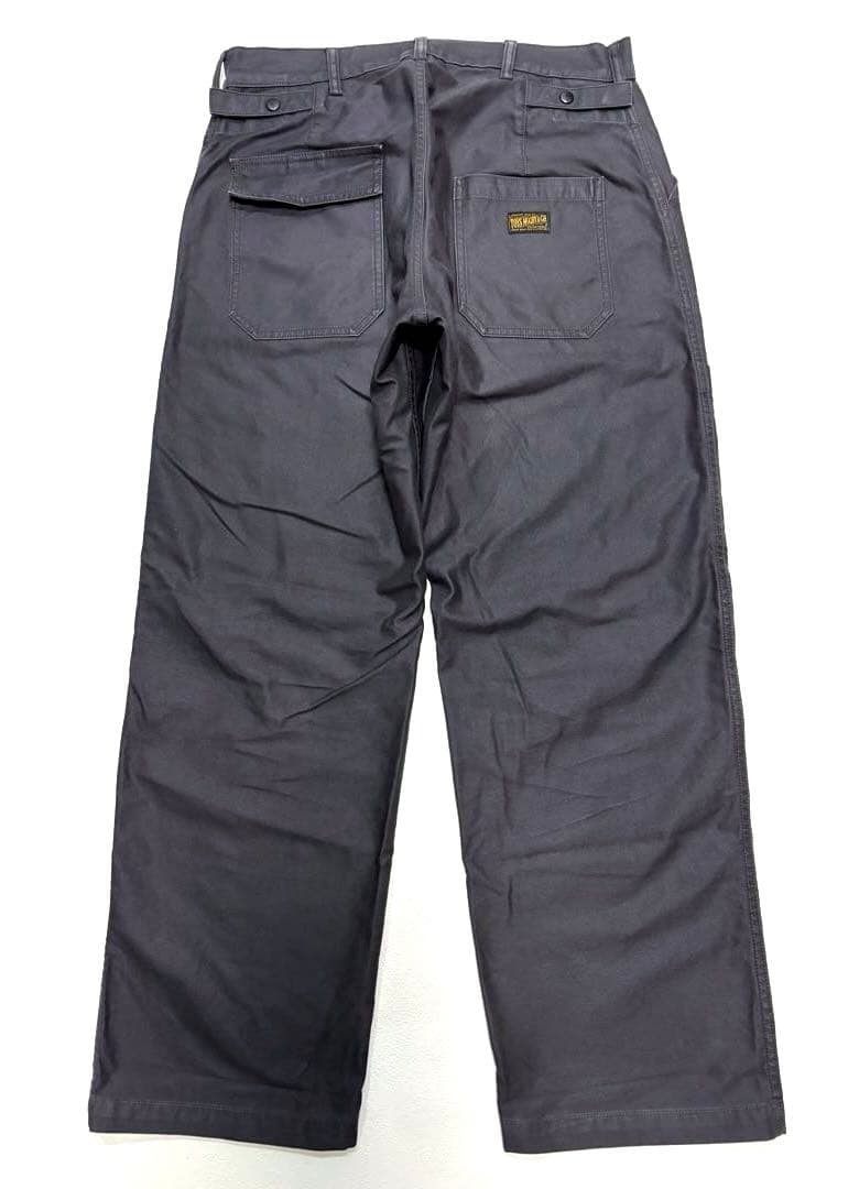 34 美品 トイズマッコイ USAF 紺 ネイビー ユーティリティトラウザーズ