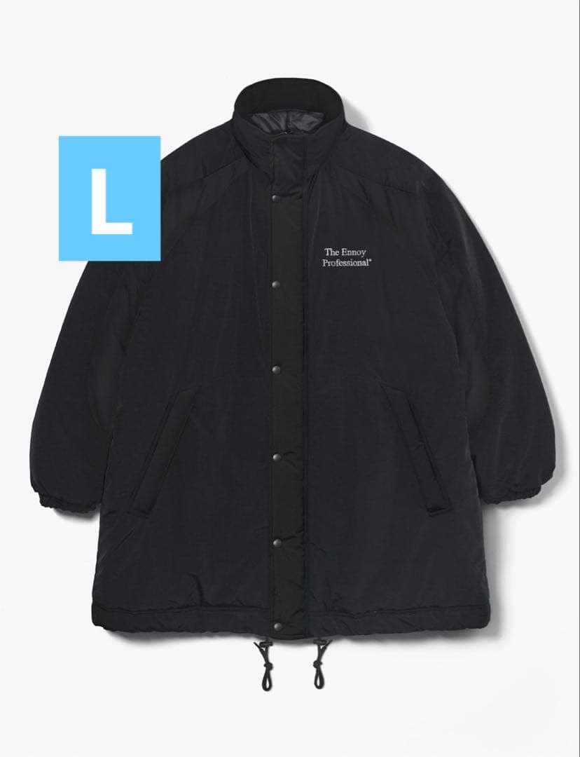 ENNOY PADDED NYLON BENCH COAT Lサイズ