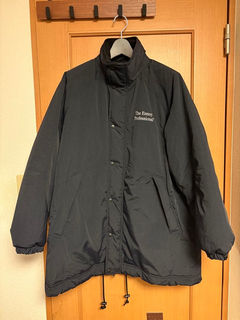 ENNOY PADDED NYLON BENCH COAT Lサイズ