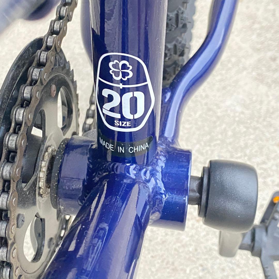 wkem  ヨツバサイクル ZERO 20 キッズ用子供用自転車 ネイビー