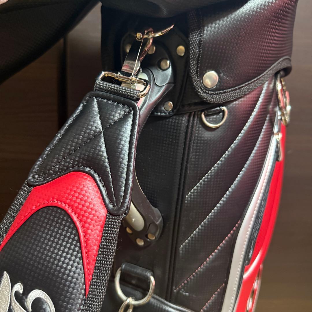 Puma ゴルフバッグ キャディバッグ レッド ブラック