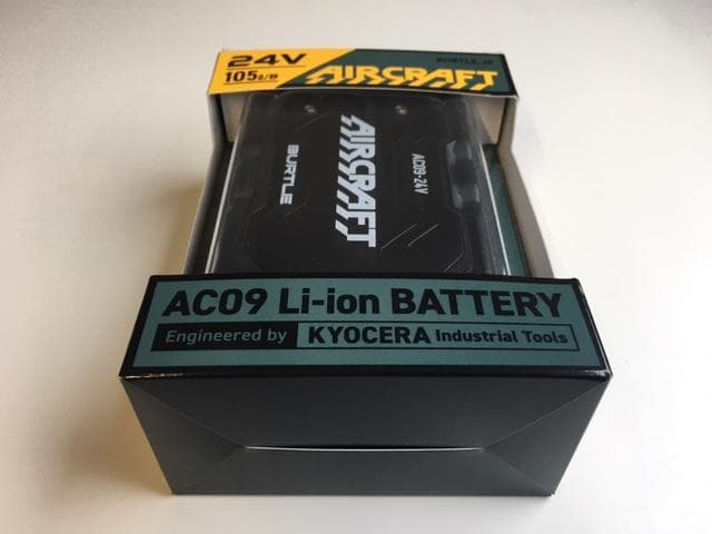 新品/2025新商品 BURTLE/バートル　AC09　空調服　24Vバッテリー