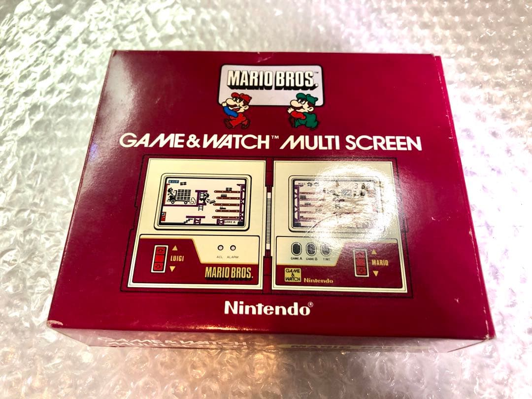 【新品未使用】ゲームウォッチ　マリオブラザーズ