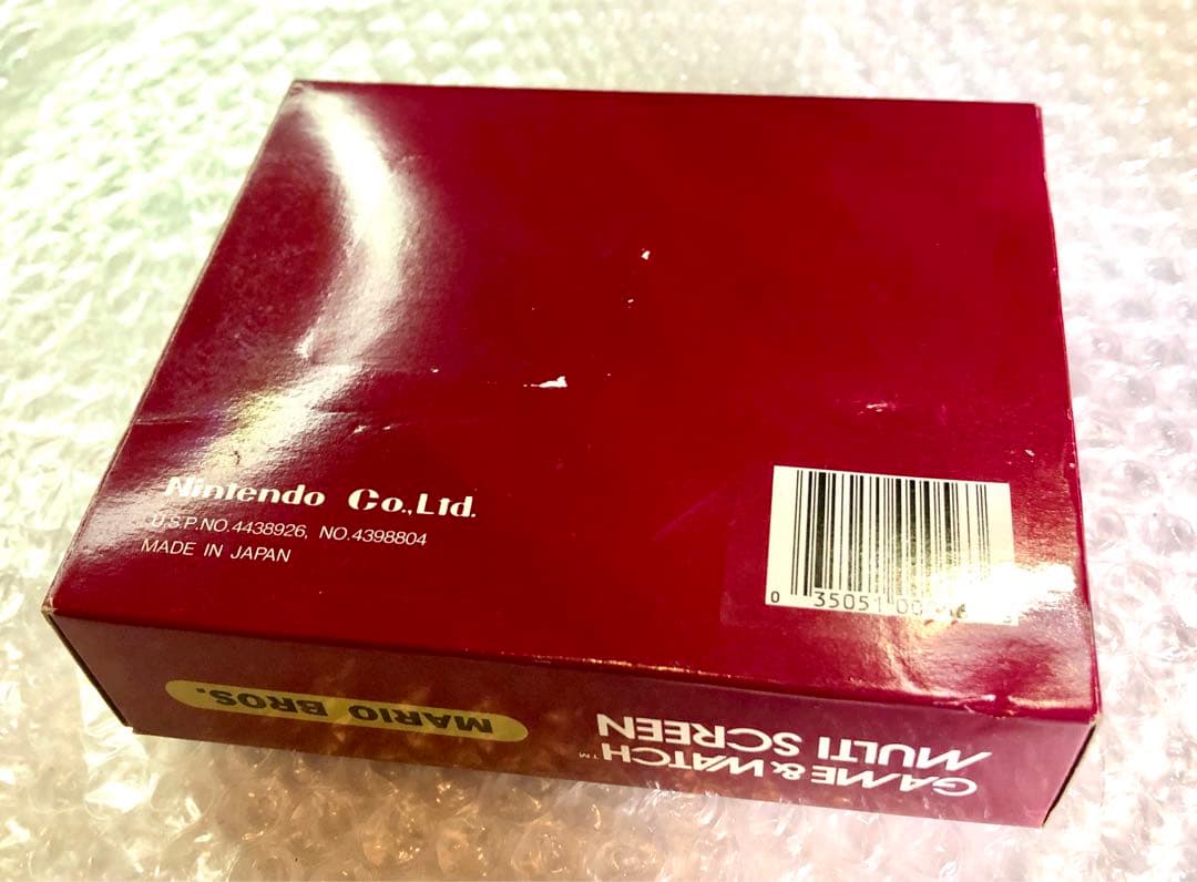 【新品未使用】ゲームウォッチ　マリオブラザーズ