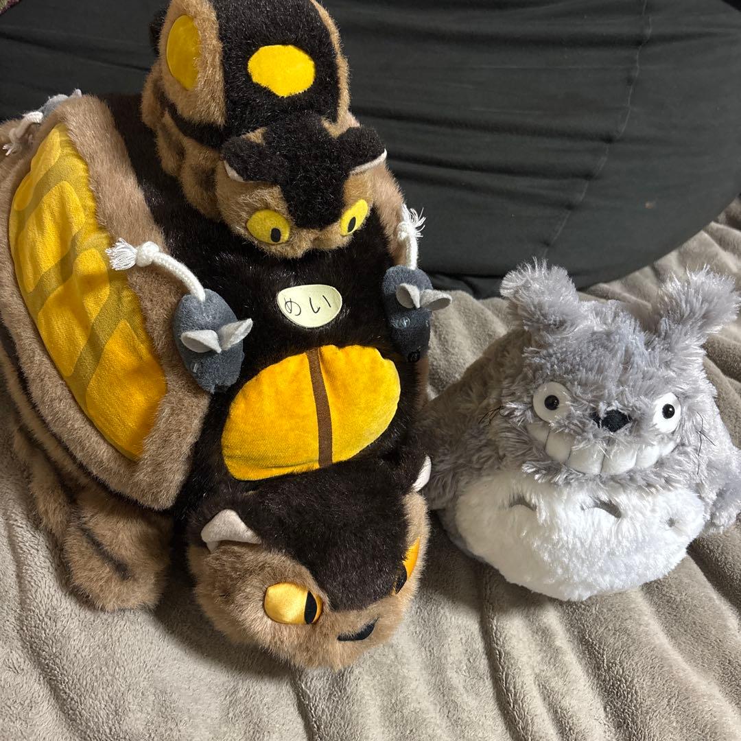 ジブリ サンアロー ネコバス ティッシュケース ぬいぐるみ トトロ セット