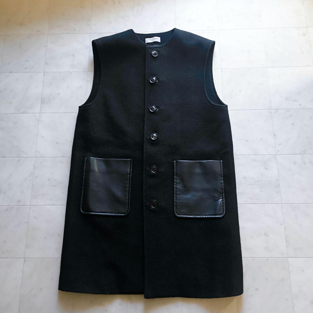 あき様♥　美品♪ マカフィー　シープパイル クルーネックジレ　36