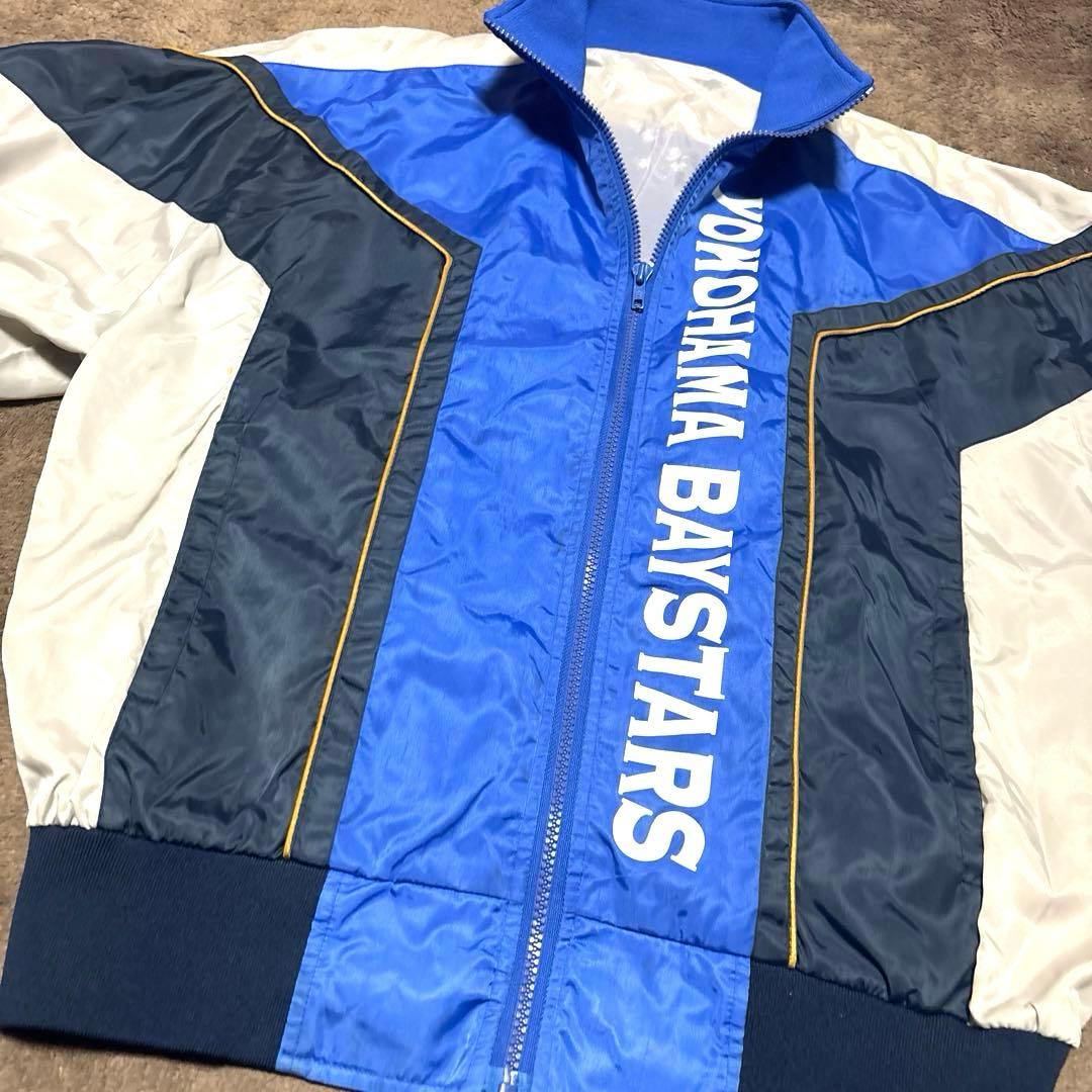 【激レア】横浜ベイスターズ グラウンドコート ナイロンジャケット スタジャン