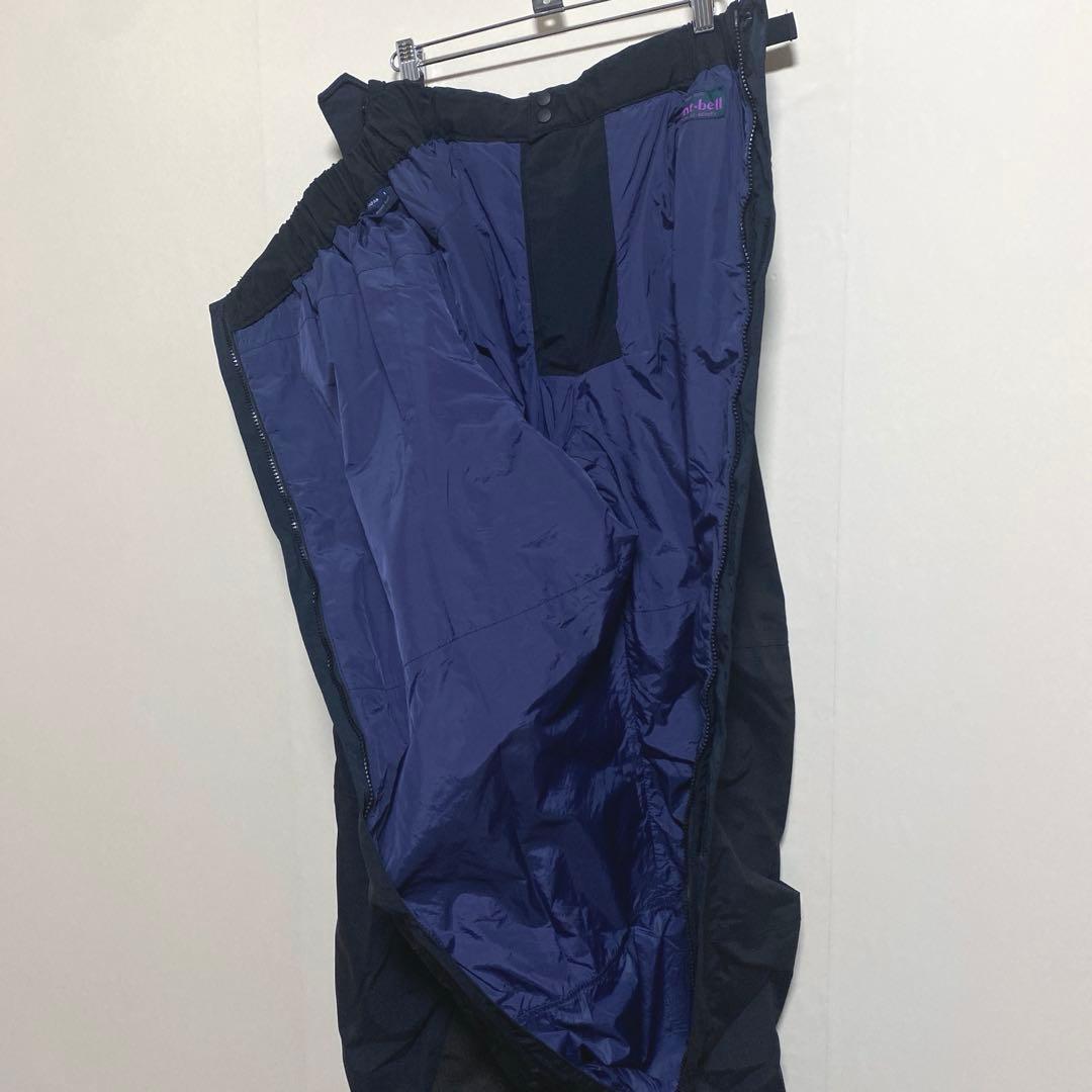 【mont-bell】 (L) ドロワットパンツ シンサレート ゴアテックス 黒