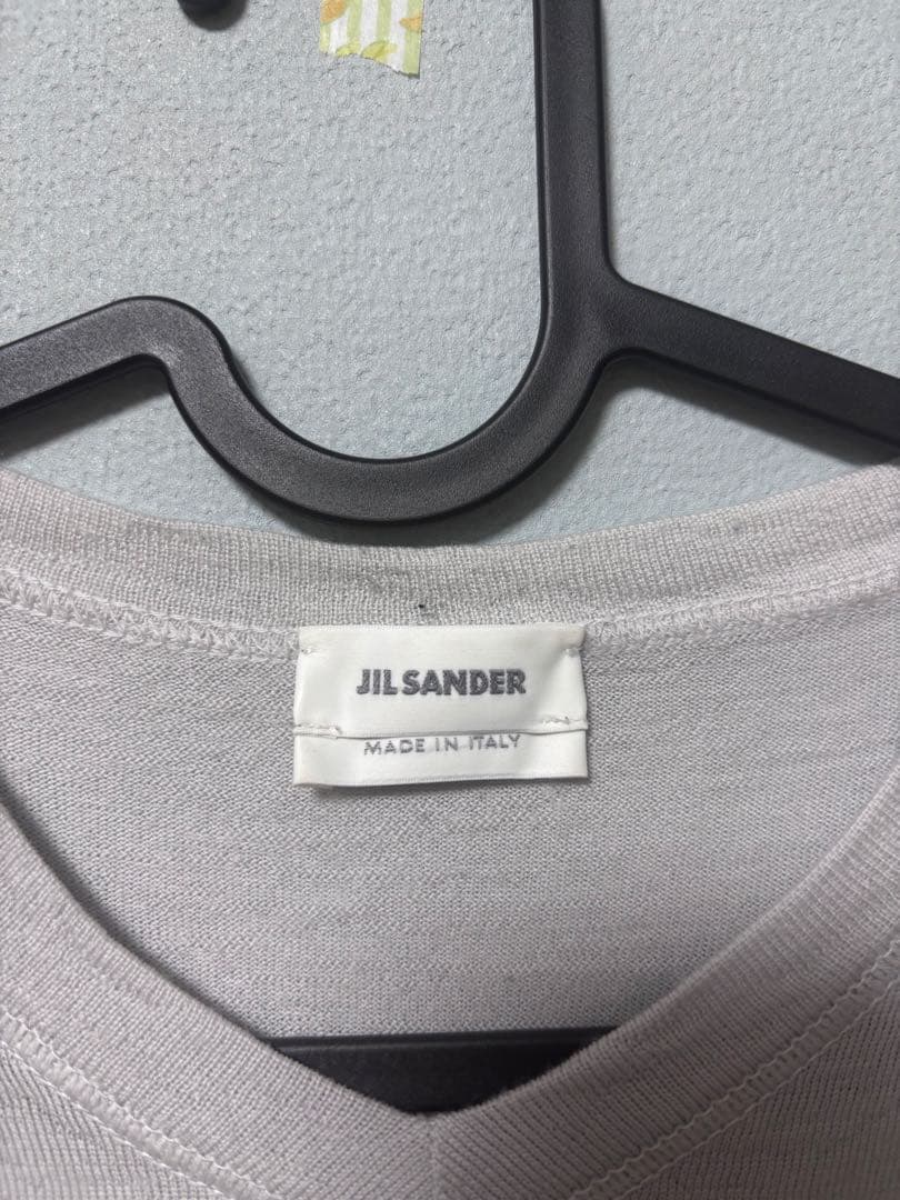 F*y様 JIL SANDER ライトグレー 長袖Tシャツ 46