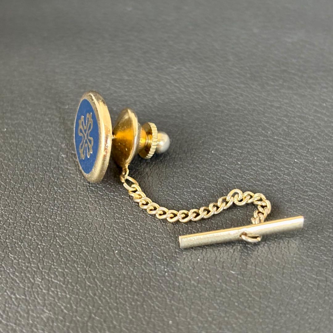 【希少】【パテックフィリップ】ヴィンテージ タイタックピン ブルー×ゴールド色