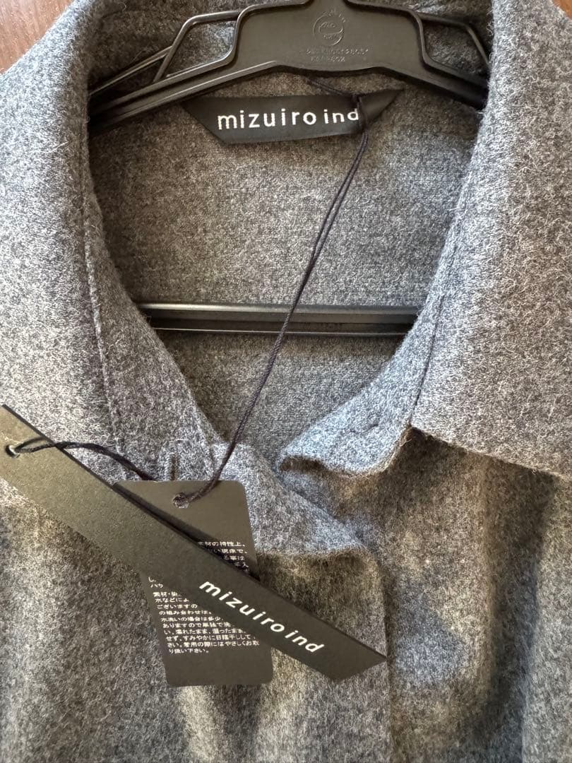 専用です★ ミズイロインド　ウール　ブラウス　グレー