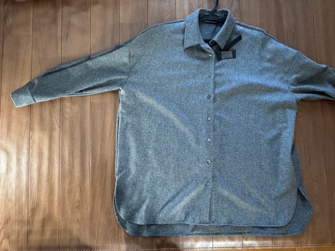 専用です★ ミズイロインド　ウール　ブラウス　グレー