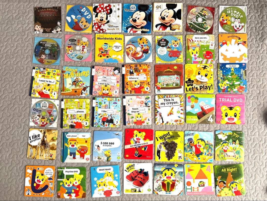 【DVD81枚セット】　ベネッセこどもチャレンジ　DVD