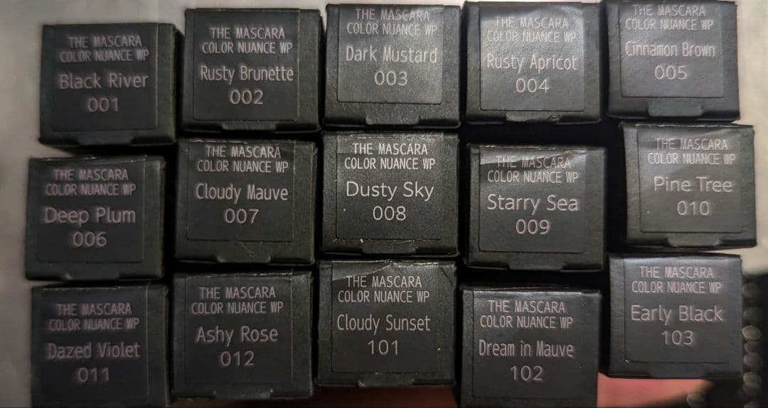 19色セット★ADDICTIONカラーマスカラ01〜12・101〜107【限定】