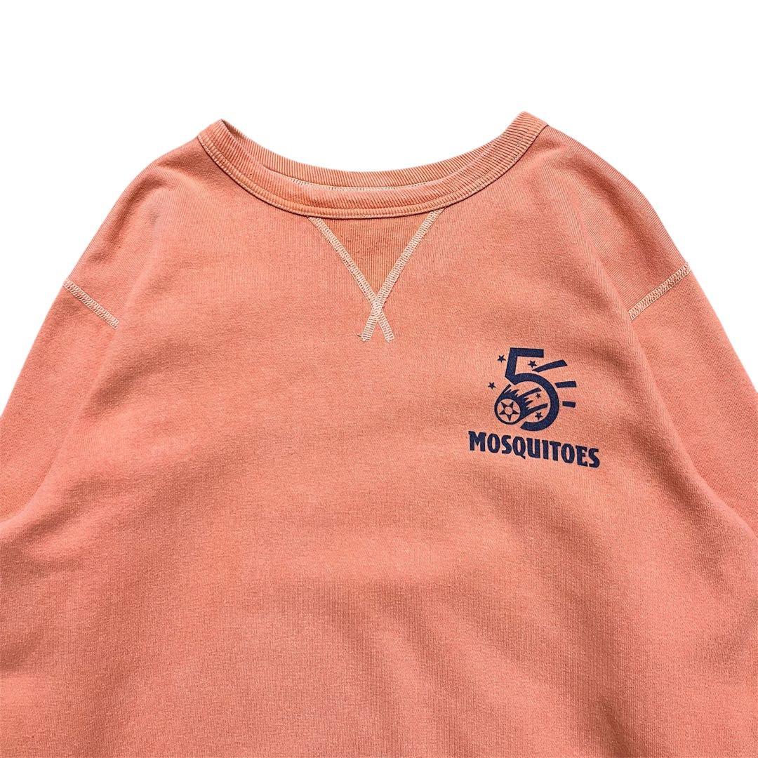 バズリクソンズ　クルーネックスウェット \"MOSQUITOES\"オレンジ　Ｌ