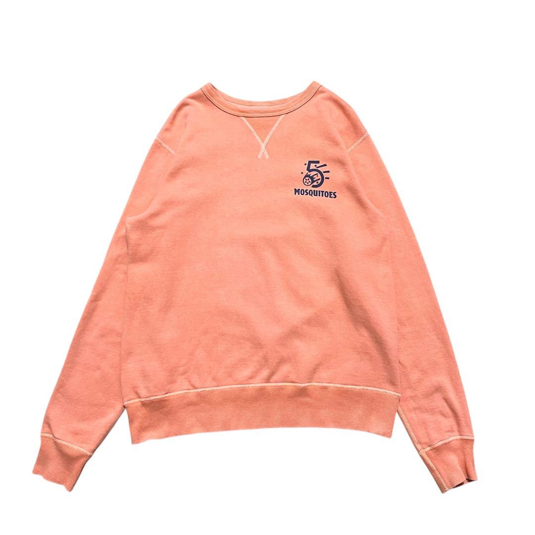 バズリクソンズ　クルーネックスウェット \"MOSQUITOES\"オレンジ　Ｌ
