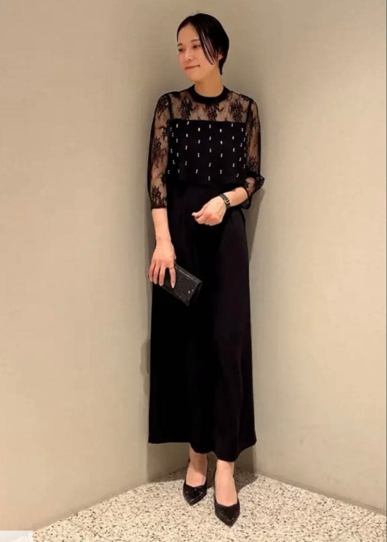 diagram GRACE CONTINENTAL 刺繍ワイドサロペット　38