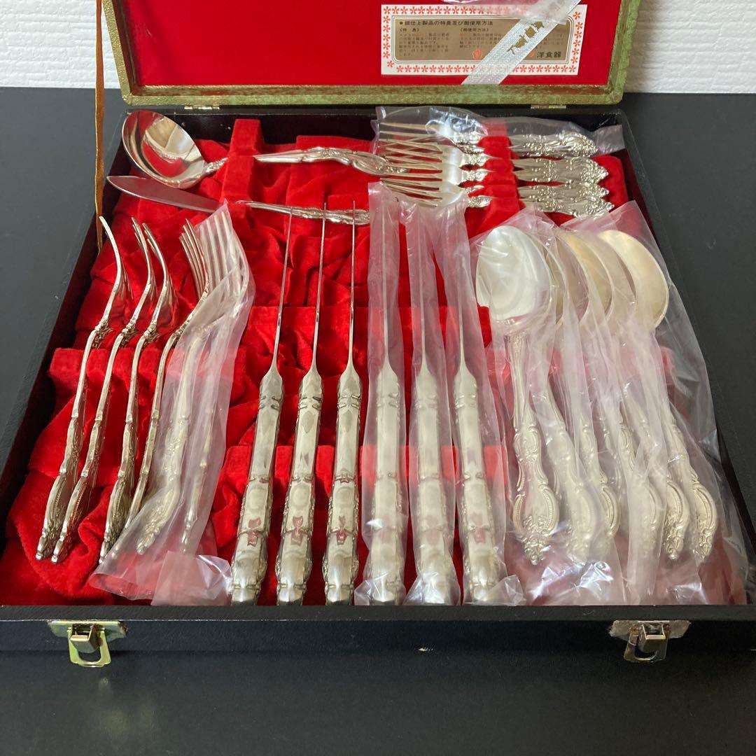 燕三条　カトラリー　サクライ　サクラ洋食器　ディナーセット　日本製　アンティーク