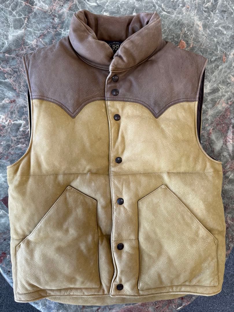 値下げ交渉大歓迎‼️本日15万円引き‼️廃盤品‼️ディアスキンダウンベスト‼️RRL‼️