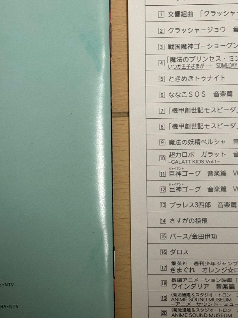 「アニメサウンドミュージアム菊池通隆プロデュース」1・2セット帯あり中古品