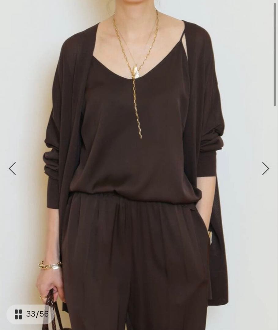 ドゥーズィエムクラス　shake code ショートカーディガン