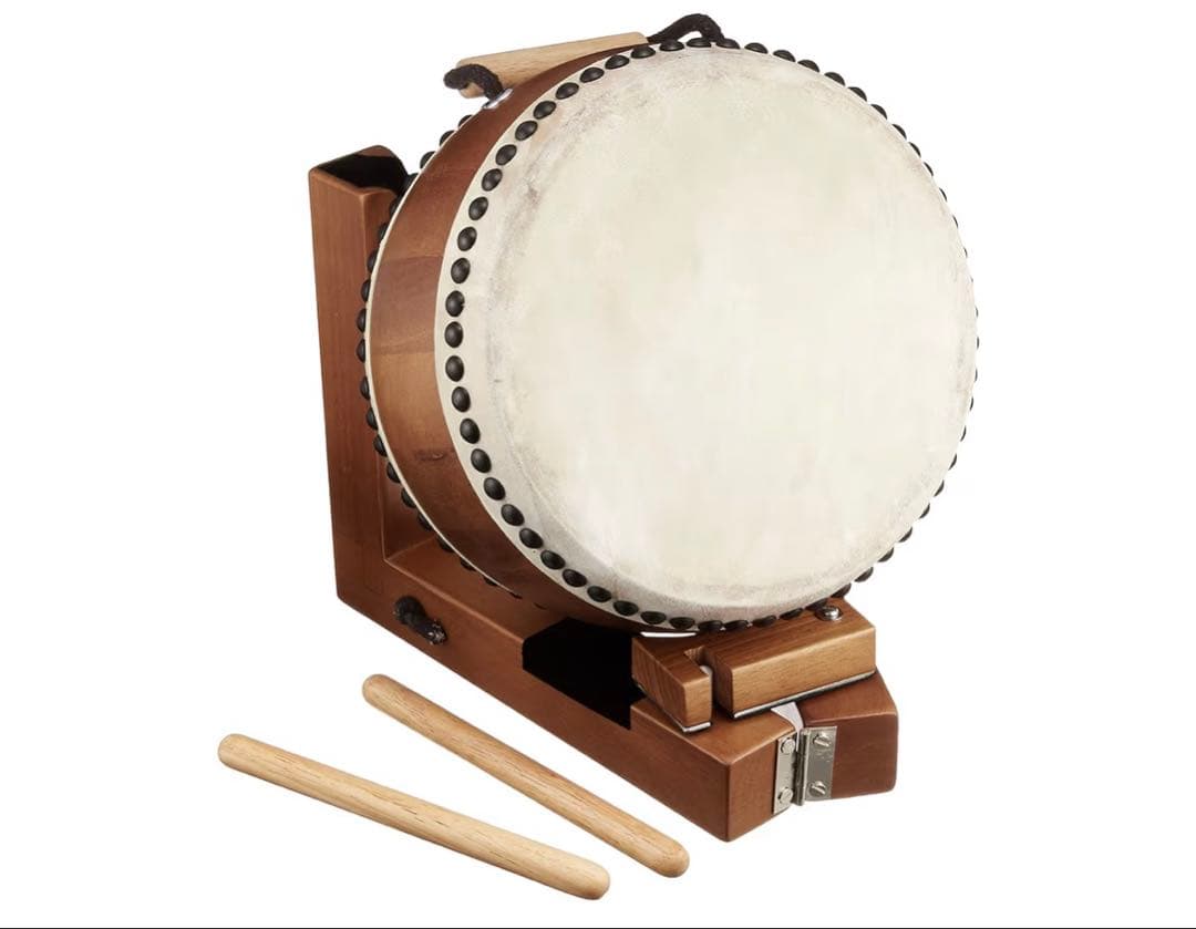ミニ和太鼓　スタンド・バチ付