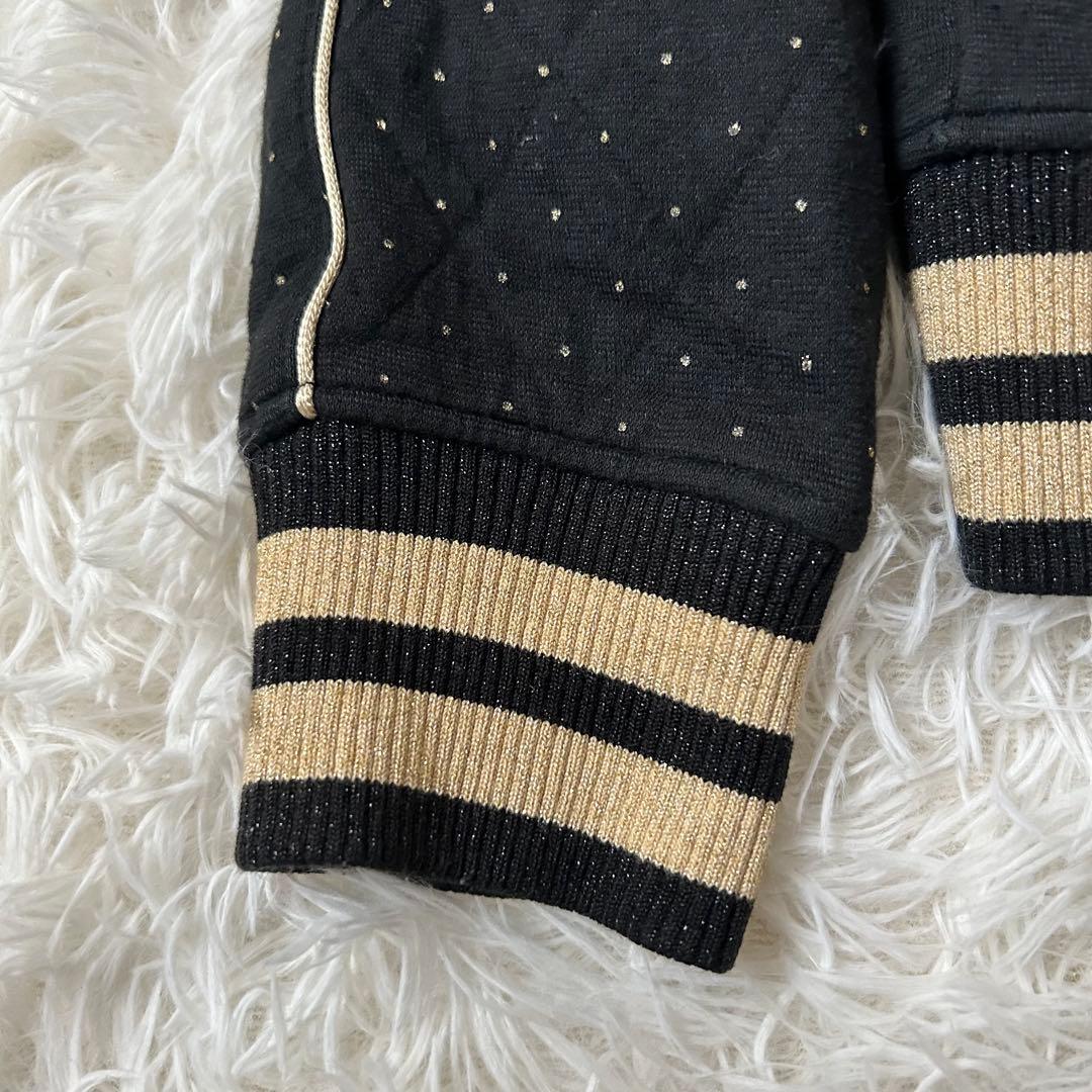 ヒステリックス　キルティング　スタジャンジップアップ　ヌードガール　ゴールド刺繍