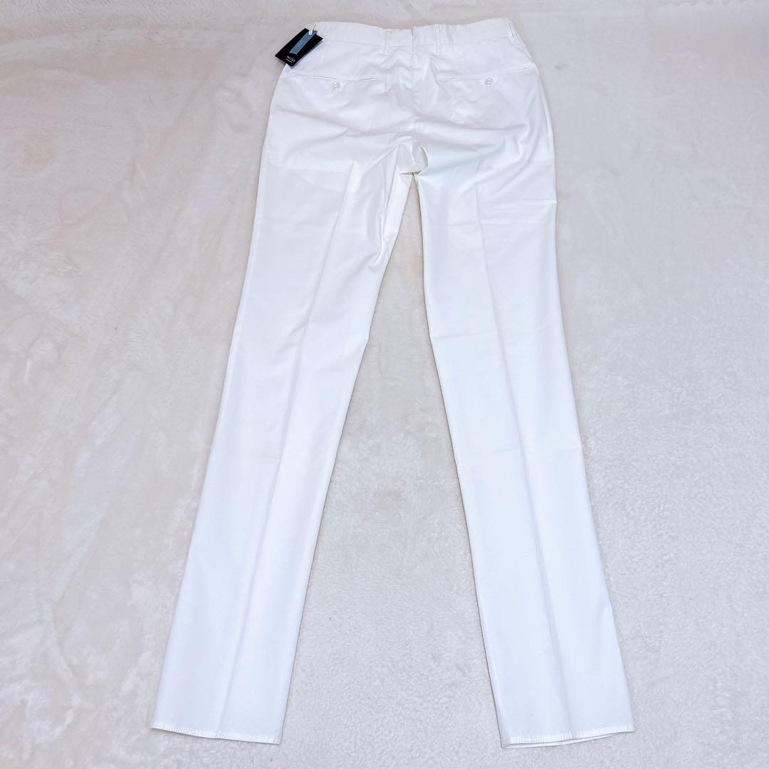 未使用品✨INCOTEX スラックス  BATAVIA コットン 白