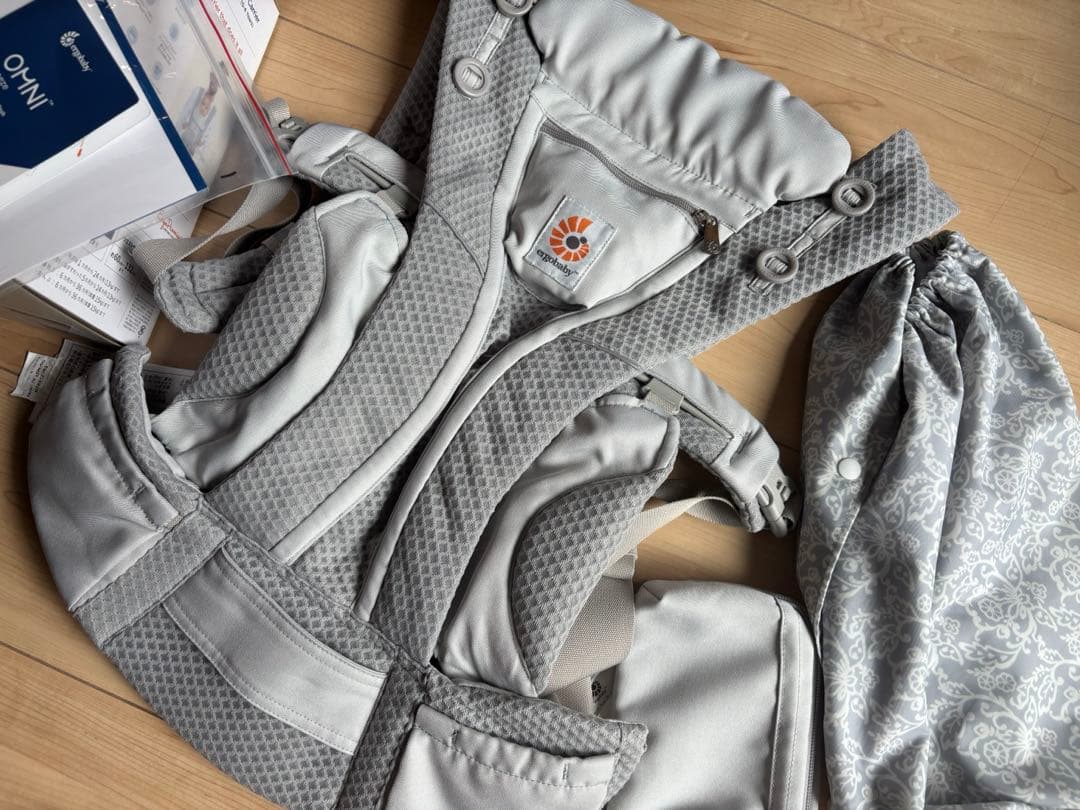 エルゴベビー 抱っこひも パールグレー　オムニブリーズ　OMNI Breeze