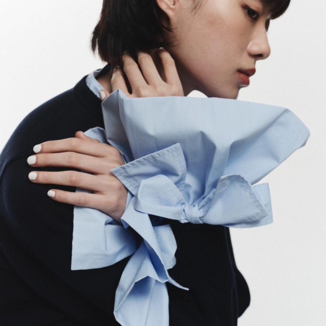 bibiy カーディガン　ネイビー