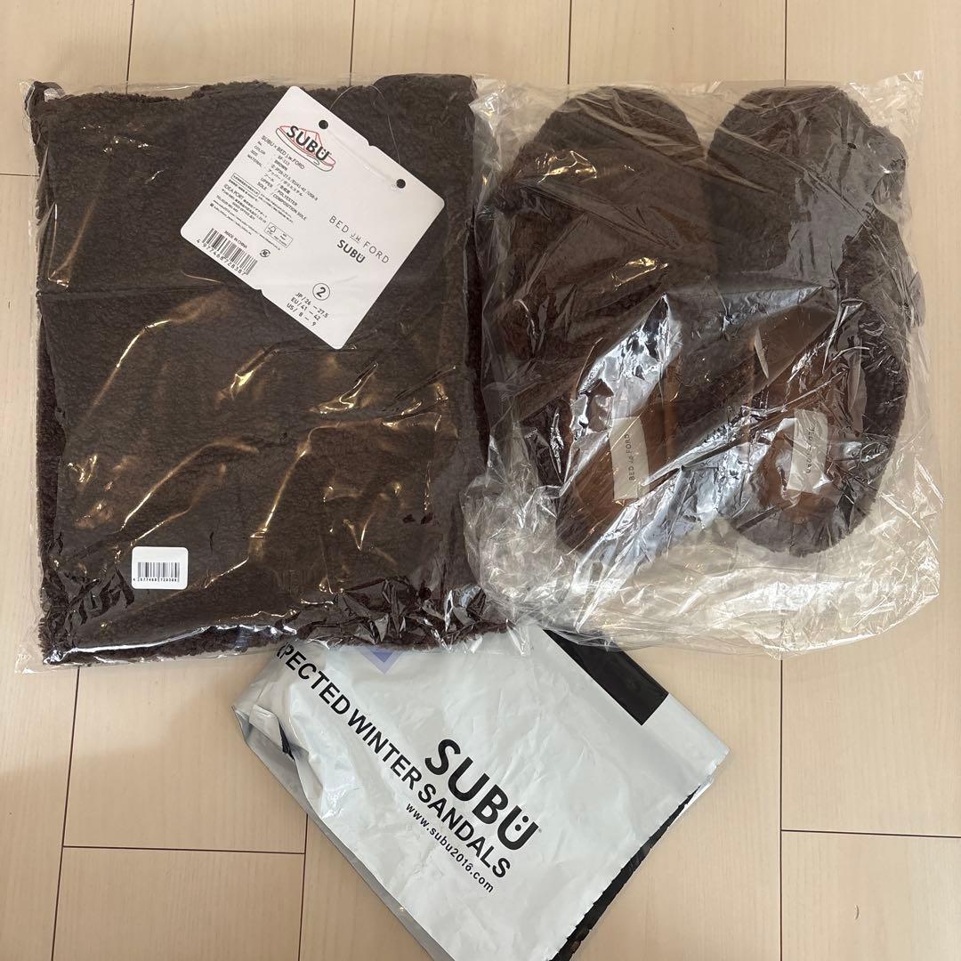 即完 BED j.w. FORD SUBU ボアサンダル 26-27.5 限定