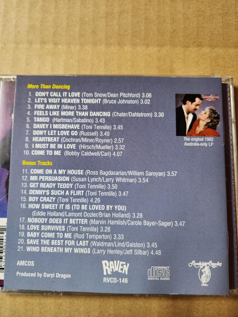 洋楽 Captain & Tennille /AOR