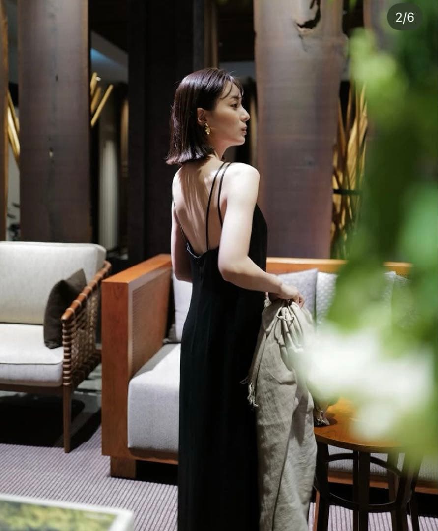 アニュアンス　ダブルストラップヴィンテージキャミワンピース