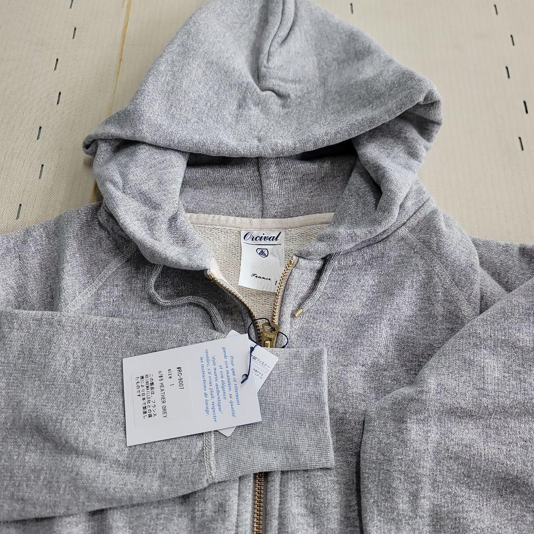 ヘザーグレー フードパーカー #RC-9007 サイズ1