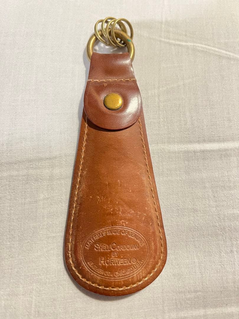 GANZO シューホーンキーホルダー　ナチュラル