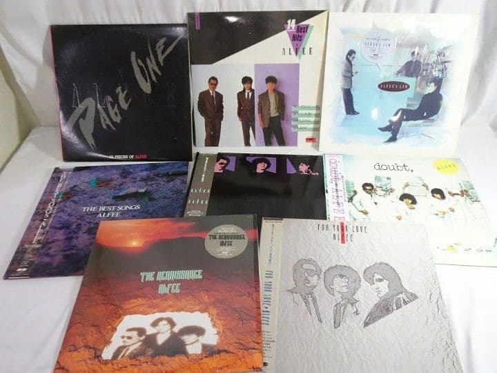 【直筆サイン入り】THE ALFEE LP8組PAGE ONE / doubt他