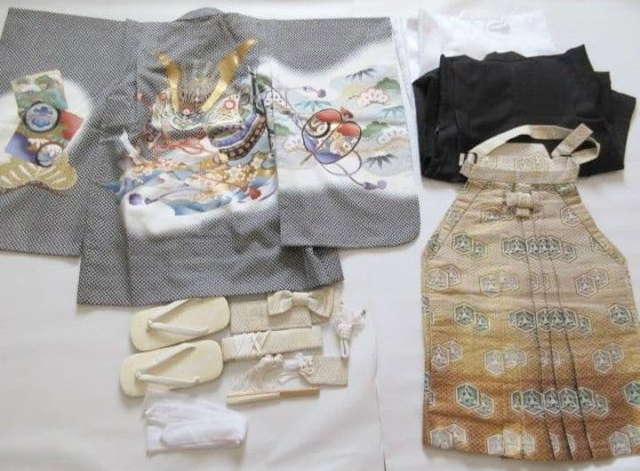 七五三 袴 フルセット 兜柄 5歳 男の子